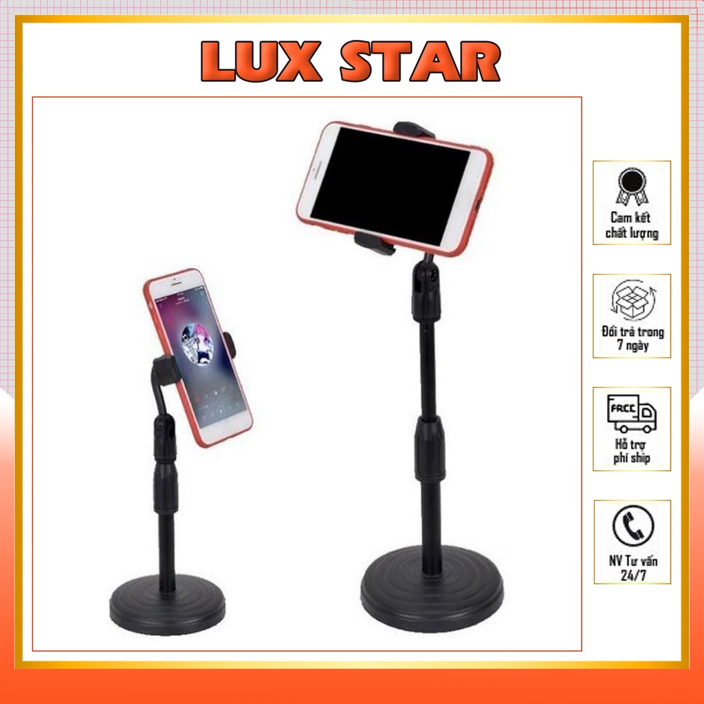 Giá Kệ Đỡ Điện Thoại Livestream Xem Video Ổn Định Xoay 360 Độ Dùng Để Quay Phim Ghi Hình Cực Đa Năng, Cực Tiện Lợi