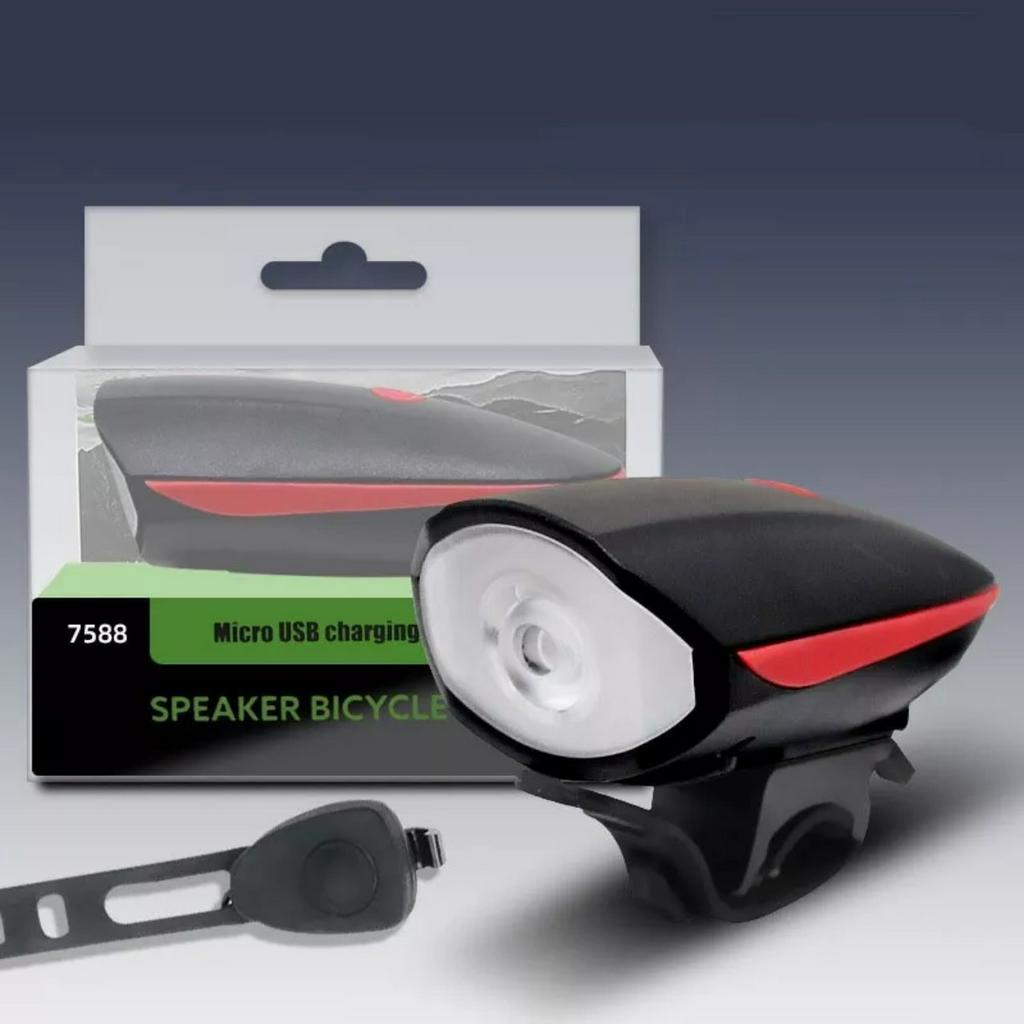 Đèn pin sạc có còi chống nước siêu sáng cho đạp thể thao siêu sáng pin sạc usb