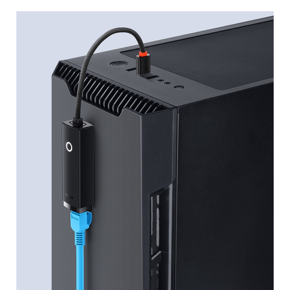 BASEUS Đầu Chuyển Đổi USB 3.0 Type C Sang RJ45 LAN 1000 / 100Mbps USB C RJ45 Chuyên Dụng Cho Máy Tính / Laptop