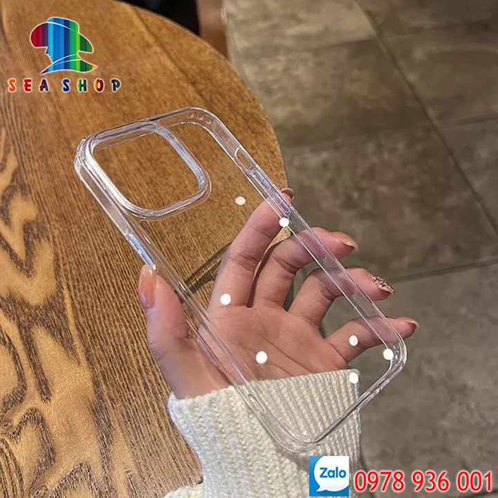 [TẶNG DÁN BẢO VỆ CAM] Ốp lưng iPhone 11 Pro Max chống sốc- Chất liệu cao cấp- Lưng bằng nhựa cứng chịu lực, Không vàng ố