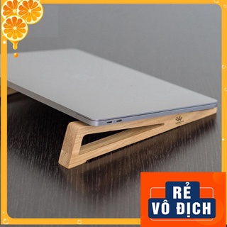 Đế Tản Nhiệt Laptop Gỗ Kê Đỡ Macbook Air Pro 15.6 inch, 14 inch, 13 inch, 17 inch gấp gọn để bàn đa năng