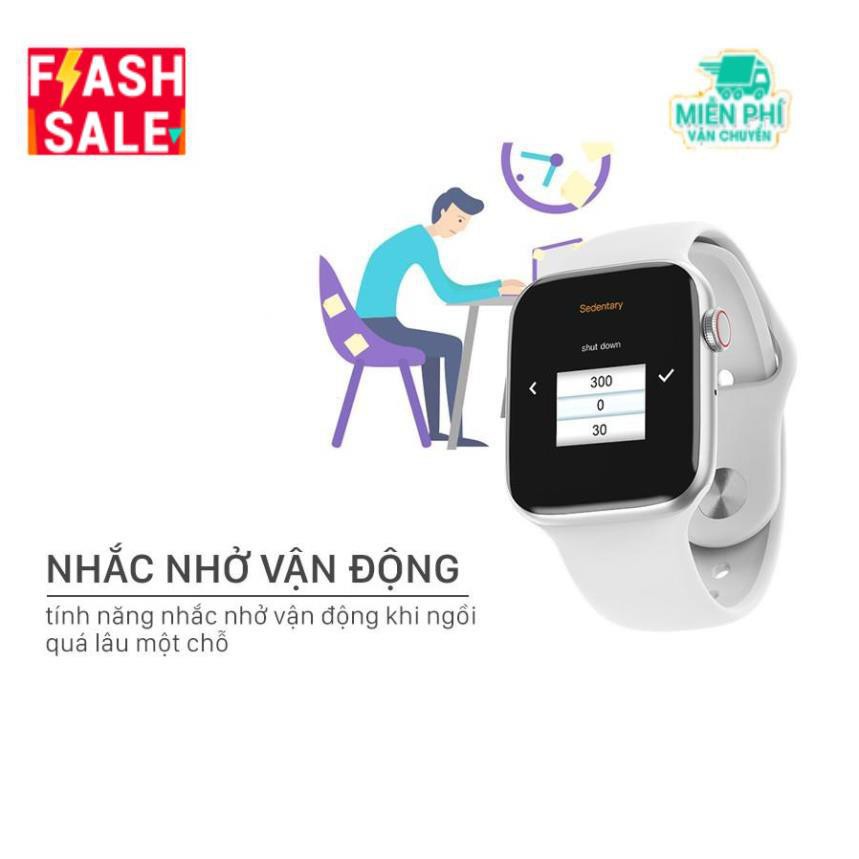 Đồng hồ thông mình w34 cảm ứng theo dõi sức khỏe kết nối bluetooth