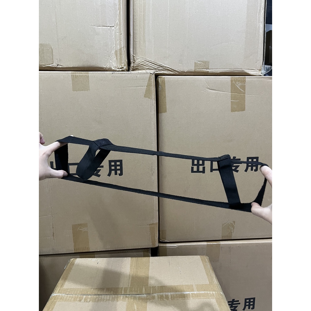 Dây Buộc Thảm Yoga Dây Buộc Thảm Tập Yoga Huy Bạt Bản Lớn Rộng 4cm Dài 125cm Chất Liệu Vải Dù Vòng Thun Co Giãn