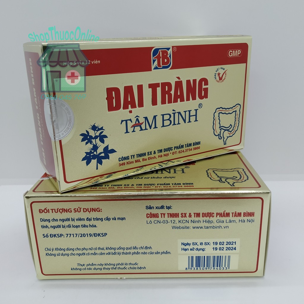 Đại Tràng Tâm Bình giảm các triệu chứng của viêm đại tràng cấp và mạn tính | BigBuy360 - bigbuy360.vn