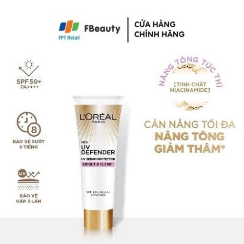 Kem Chống Nắng L'Oréal Nâng Tông Giảm Thâm Nám 15ml