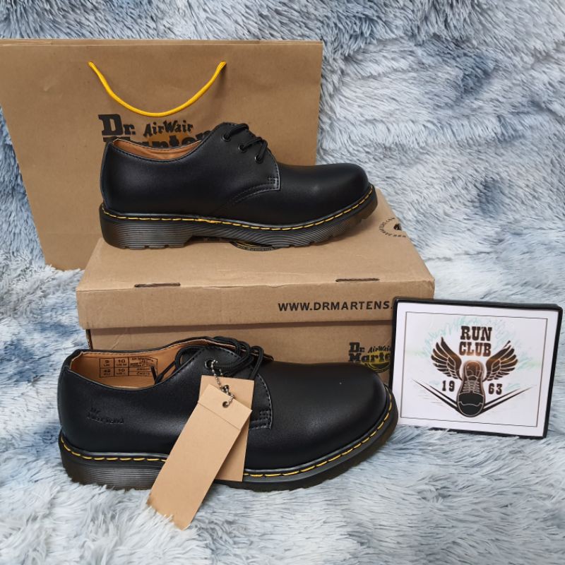 [Ảnh thật] giầy Dr.Martens đen cổ thấp cao cấp thời trang nam nữ