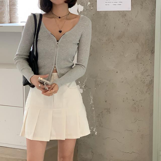 Chân Váy Xếp Ly Lưng Cao Dáng Rộng Phong Cách Retro Hàn Quốc Thời Trang Mùa Hè Cho Nữ | BigBuy360 - bigbuy360.vn