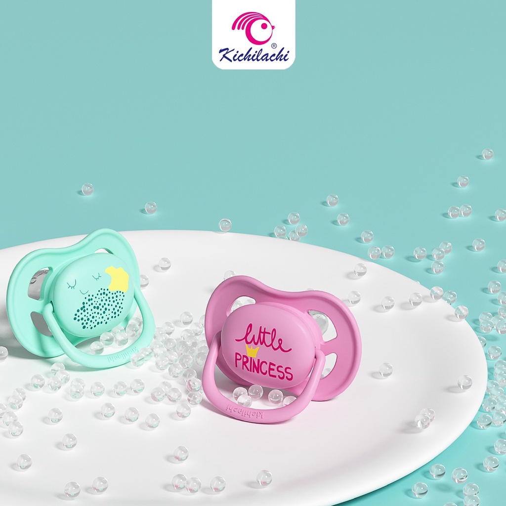 Ti Giả Avent - Kichilachi Ultra Air Ban Ngày, Núm Vú Ngậm Cho Trẻ Sơ Sinh 0-6m Chống Vâu Chất Liệu Silicone