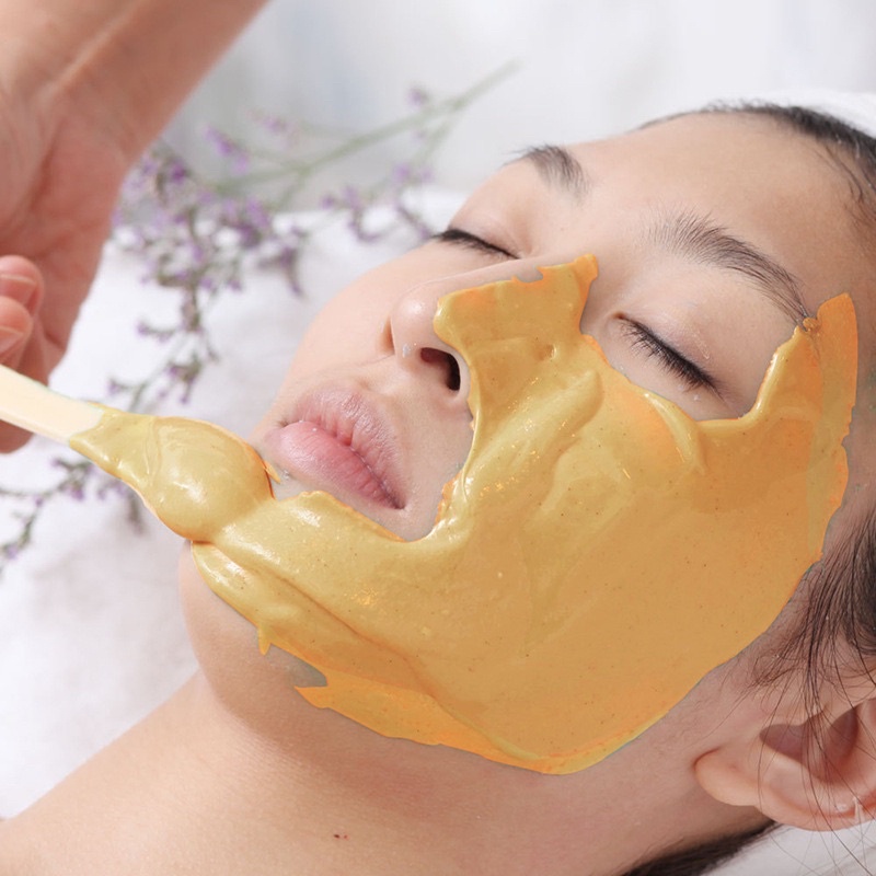 1kg mặt nạ dẻo vàng 24k thơm mùi sâm handmade