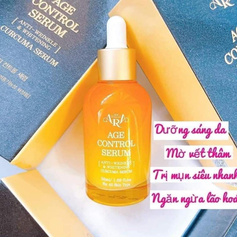 TINH CHẤT SERUM NGHỆ ARA 50ml giảm mụn, mờ vết thâm, sáng da
