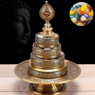 Mandala cúng dường - Pháp khí Mật tông - Phật giáo Tây Tạng