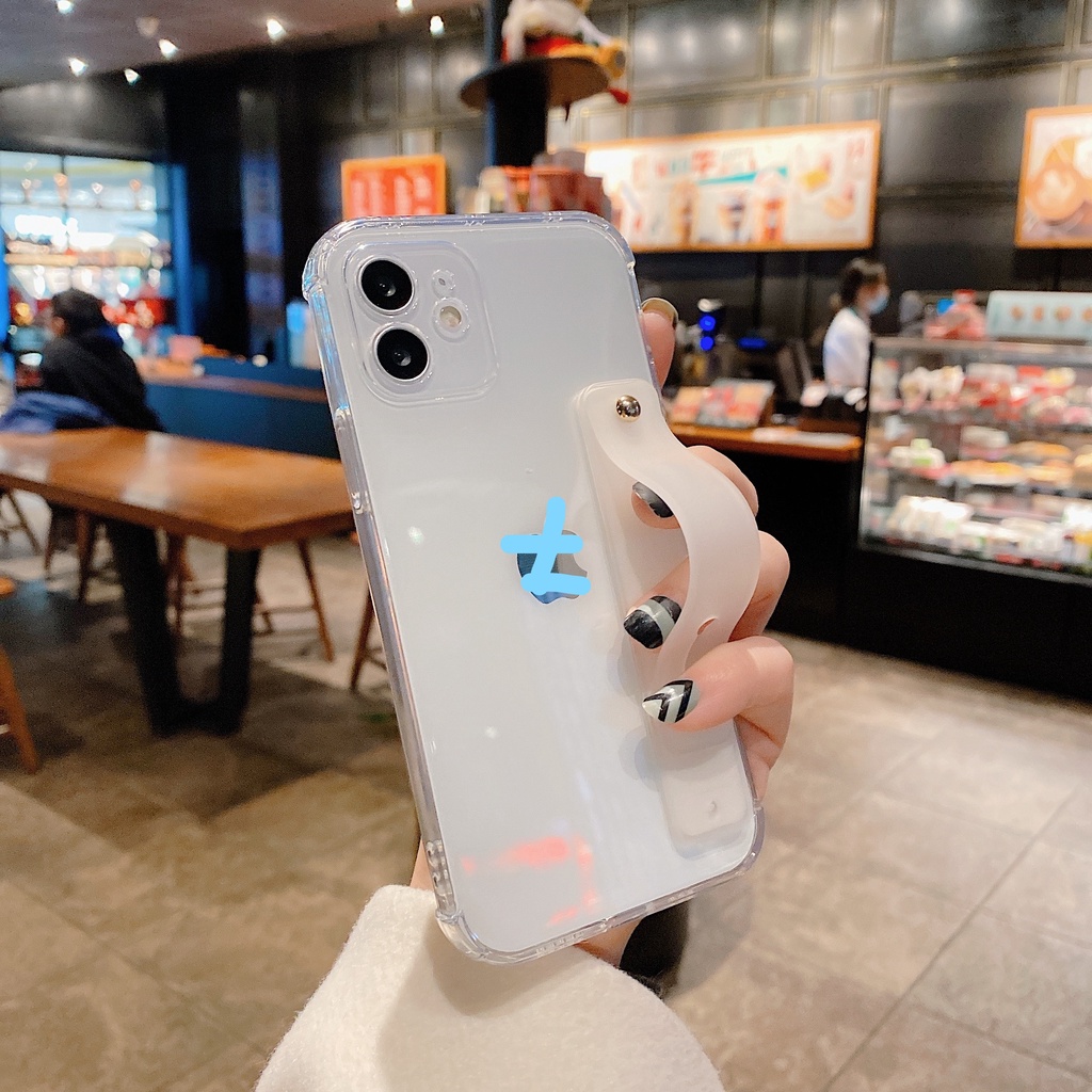Ốp Điện Thoại Trong Suốt Chống Sốc Thời Trang Cho iPhone 14 / 13 / 12 / 11 / X / 8 / 7P