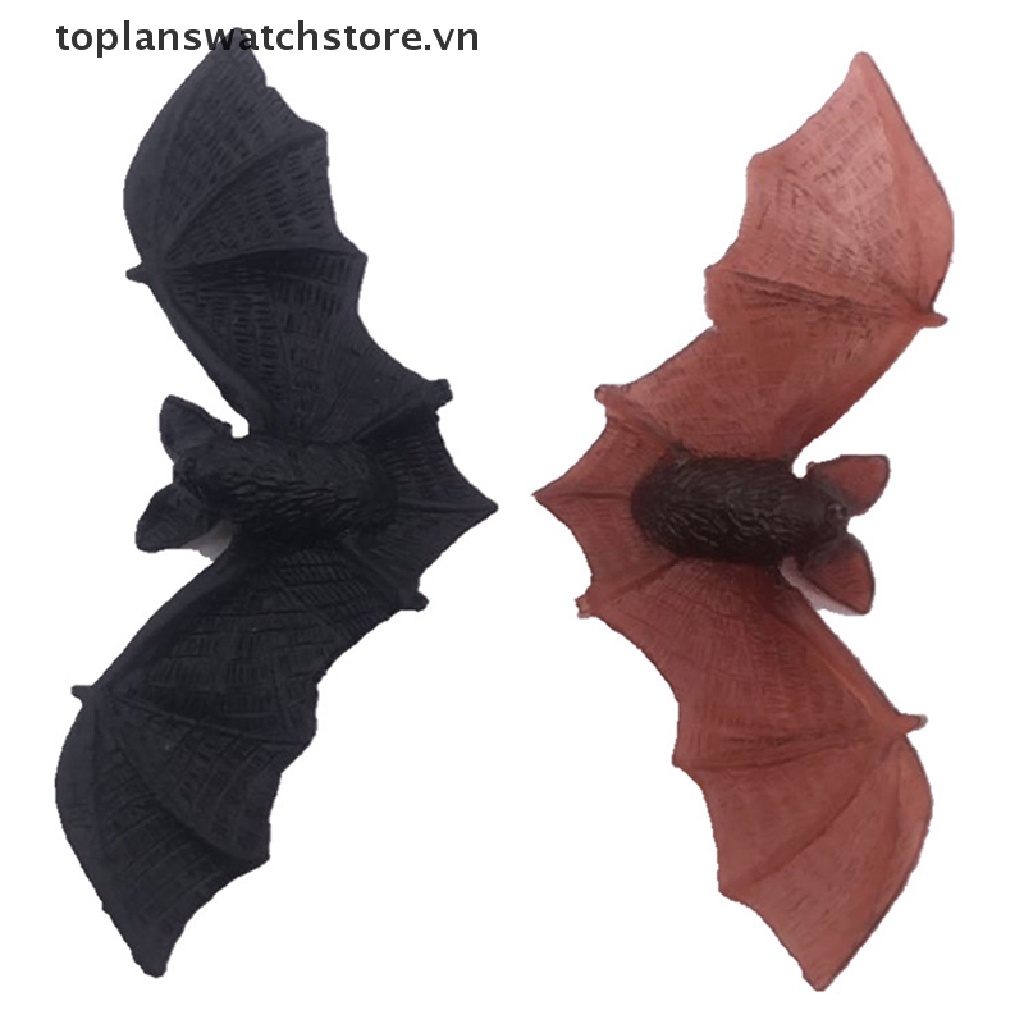 Set 10 Con Dơi Bằng Nhựa PVC Trang Trí Halloween