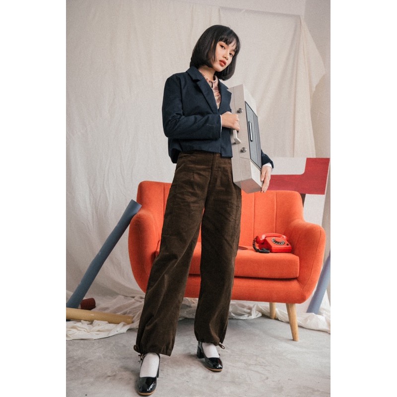 Áo khoác vest - Ivy checked - SODA POP