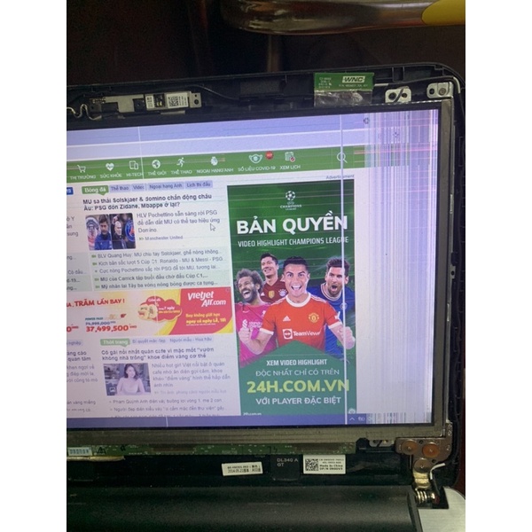 s4-2311 200k màn hình laptop 14 led slim 40pin rã máy bị sọc hình nhiều, không bảo hành