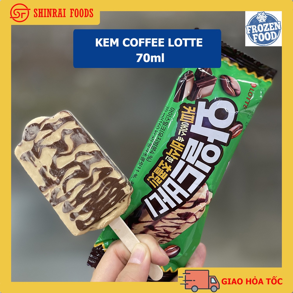 Kem cafe sữa Lotte Hàn Quốc