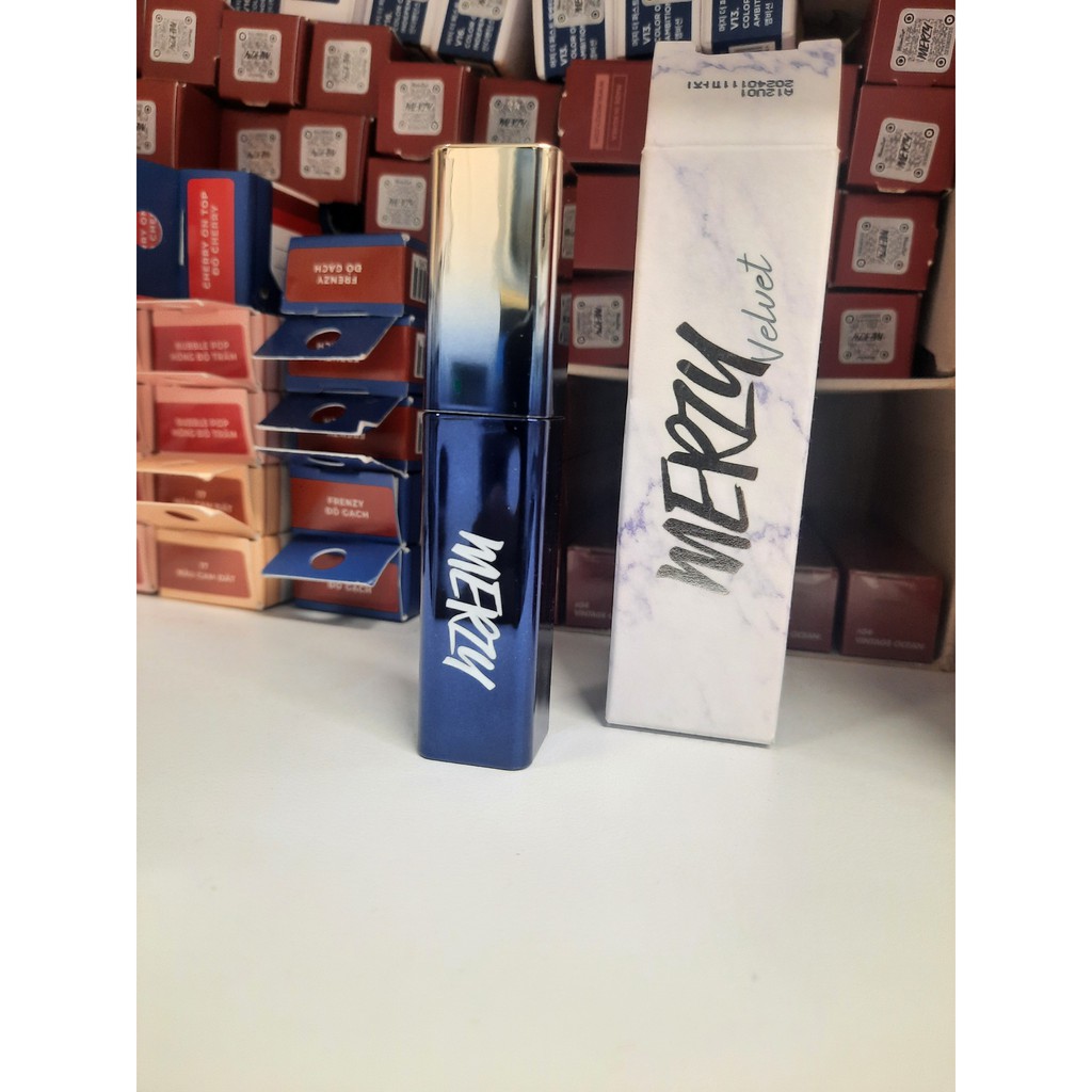 Son Merzy The First Velvet Tint Ver 3 - Merzy vỏ xanh - Season 3