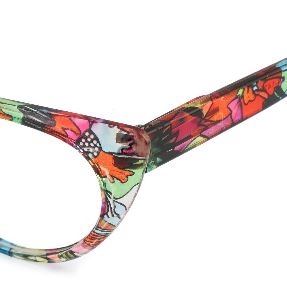 ORIENTLII Kính Đọc Sách Siêu Nhẹ Khung Hoa Thanh Lịch Thoải Mái