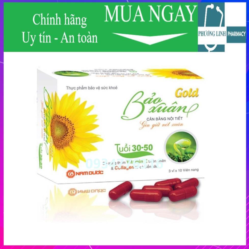 ✅ Bảo Xuân Gold (Vàng) 3 vỉ x 10 viên