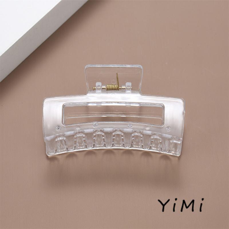 Kẹp tóc cỡ lớn trong suốt phong cách Hàn Quốc tinh tế thời trang