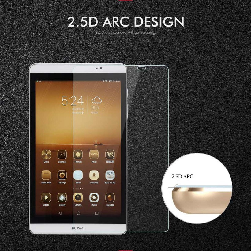Kính cường lực bảo vệ màn hình cho Huawei MediaPad M2 8.0 8.0 inch kèm phụ kiện