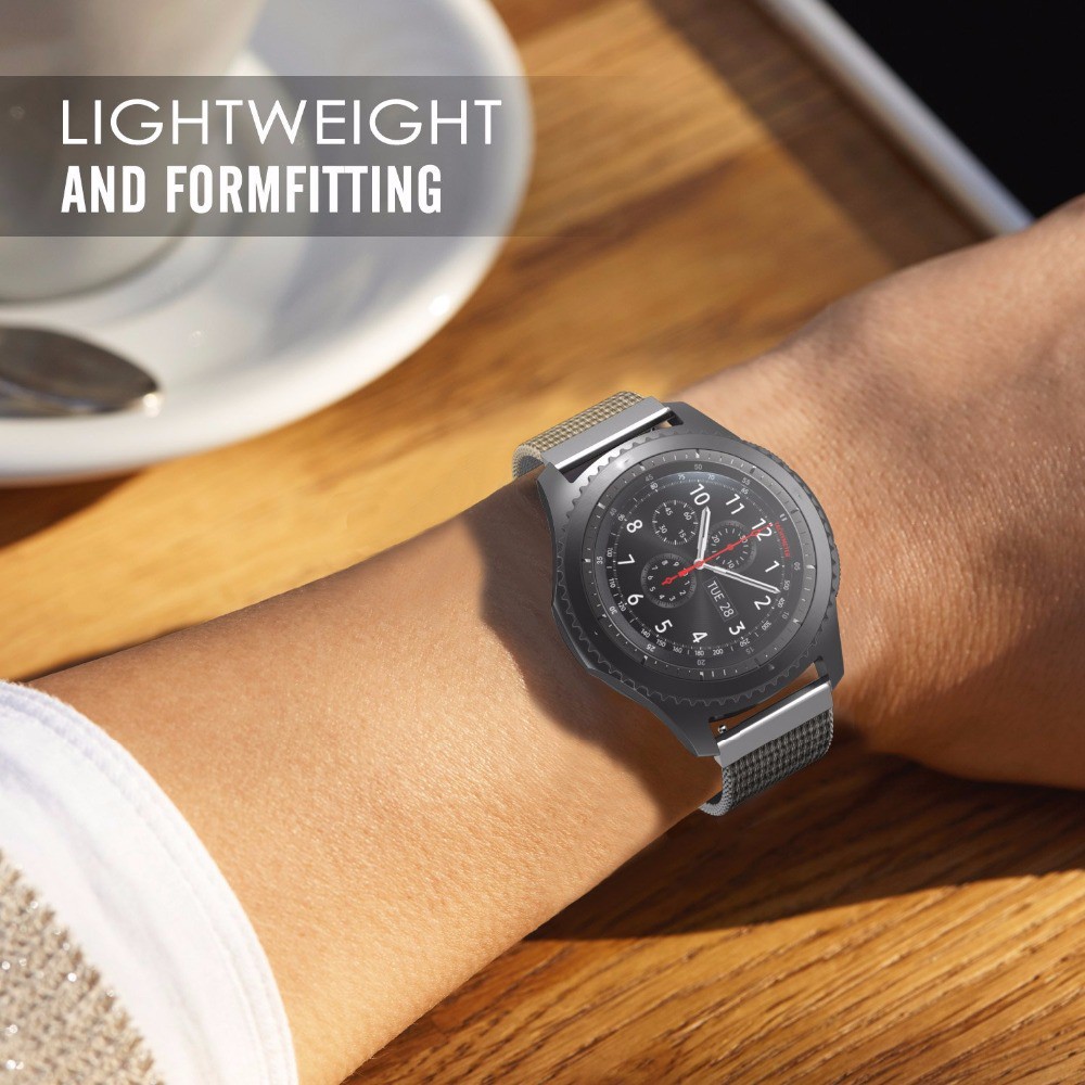 Dây đeo sợi nylon thể thao cho đồng hồ thông minh Samsung Gear S3 Gear S2 Classic 20mm 22mm