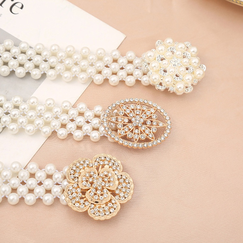 Thắt Lưng Đính Ngọc Trai Sang Trọng Cho Cô Dâu