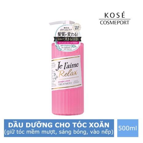 [CHÍNH HÃNG NHẬT] BỘ GỘI XẢ KOSE DÀNH RIÊNG CHO TÓC XOĂN TỰ NHIÊN HOẶC TÓC UỐN_500MLX2