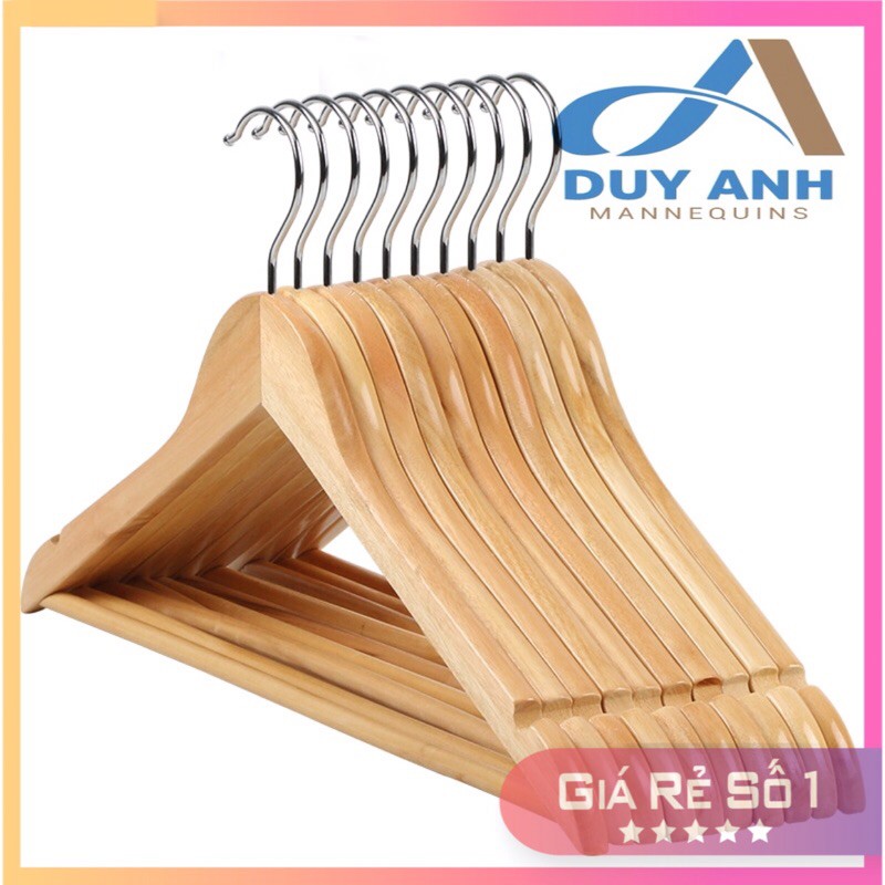 Móc Áo Gỗ Nam và Nữ : Móc Tam Giác Vàng
