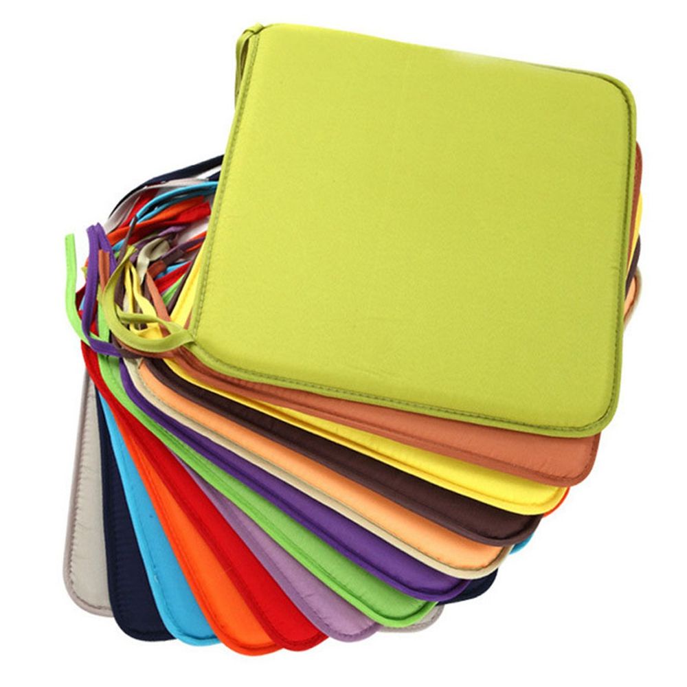 Đệm Lót Ghế Ngồi Hình Vuông 14 Màu Chống Trượt Tiện Dụng Cho Nhà Cửa/ Văn Phòng