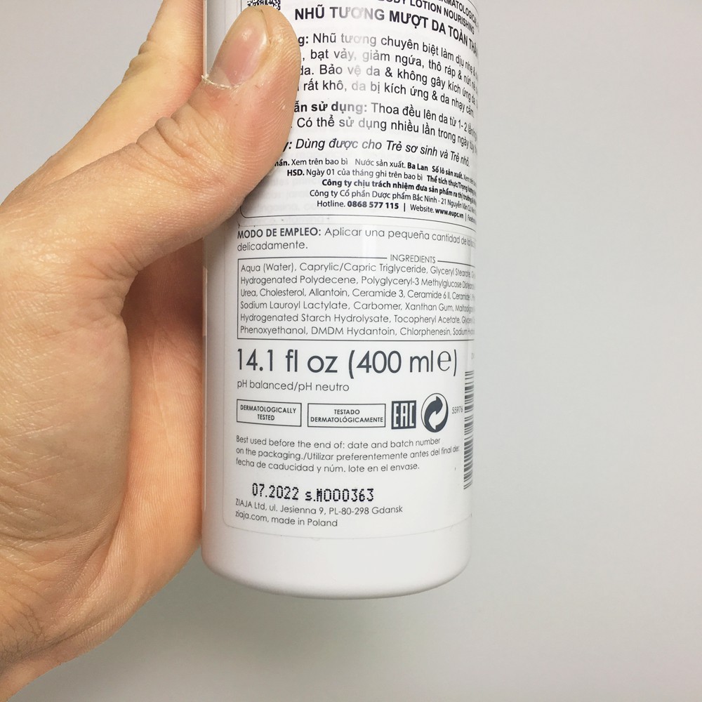 NHŨ TƯƠNG DƯỠNG ẨM TOÀN THÂN ZIAJA MED AZS☘️CHỐNG VIÊM, NGỨA VÀ LÀM MỀM DA☘️HÀNG CHÍNH HÀNG | BigBuy360 - bigbuy360.vn