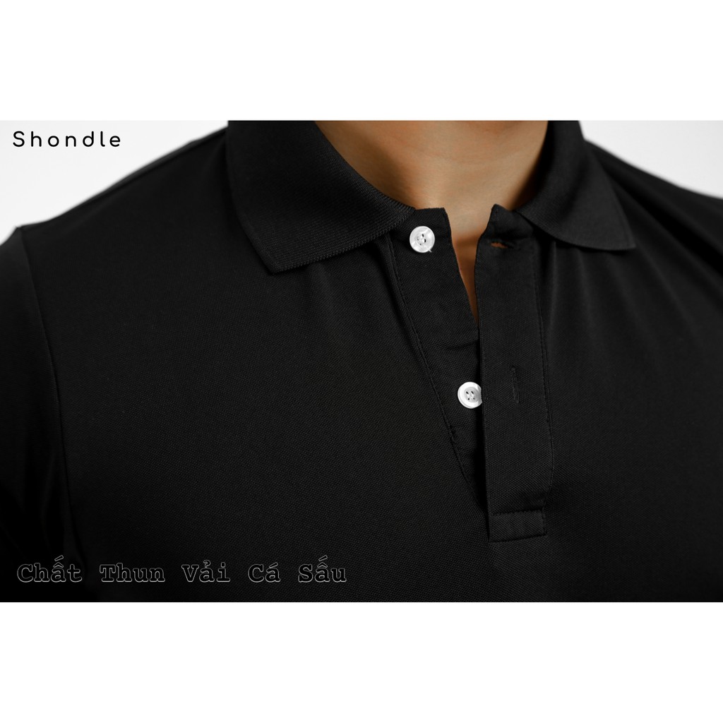 Áo thun Polo Shondle Nam Cổ Bẻ BASIC vải cá sấu Cotton cao cấp ngắn tay cực sang trọng trẻ trung 11 màu Trend 2021 | BigBuy360 - bigbuy360.vn