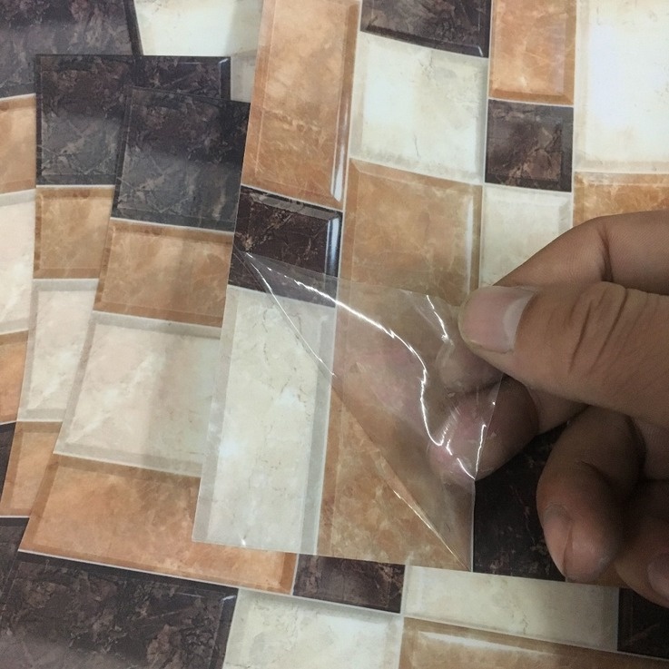 Miếng Dán Tường Giả Gạch Họa Tiết Đá Cẩm Thạch Moroccan Mosaic Chống Thấm Nước Dễ Lắp Đặt Cho Nhà Bếp/Phòng Tắm
