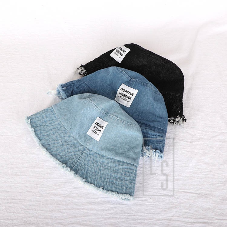 Nón Bucket Denim Creative Visions Cao Cấp - Mũ Bucket Jean Denim