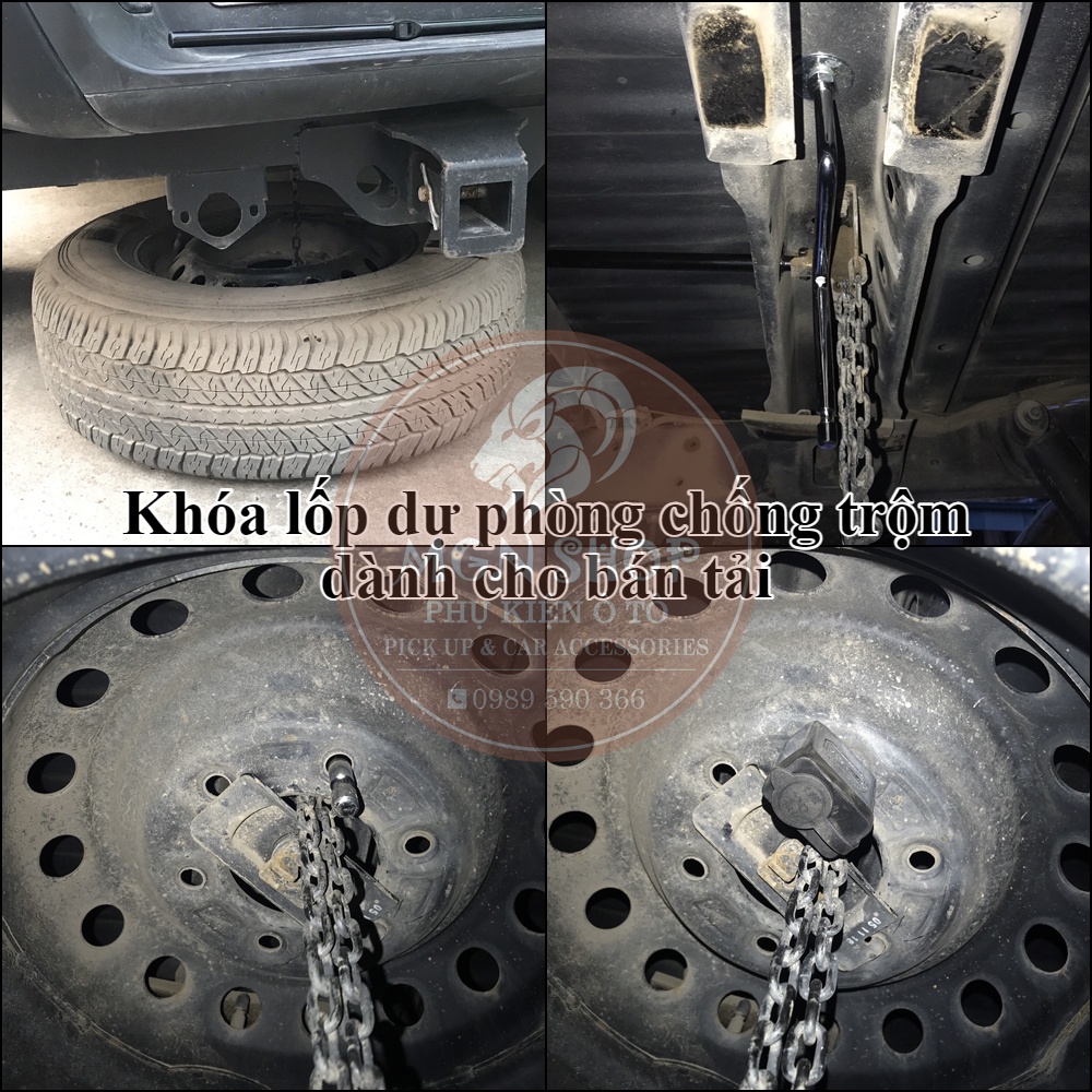 [Khóa lốp dự phòng] chống trộm [bán tải &amp; SUV]