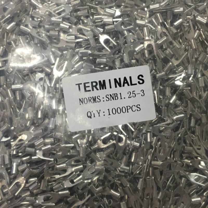 Đầu cos chỉa trần snb 1.25-3 / snb 2-3 / snb 2-4 / snb 2-5 / snb 3.5-5 / snb 5.5-5 bịch 100 cái