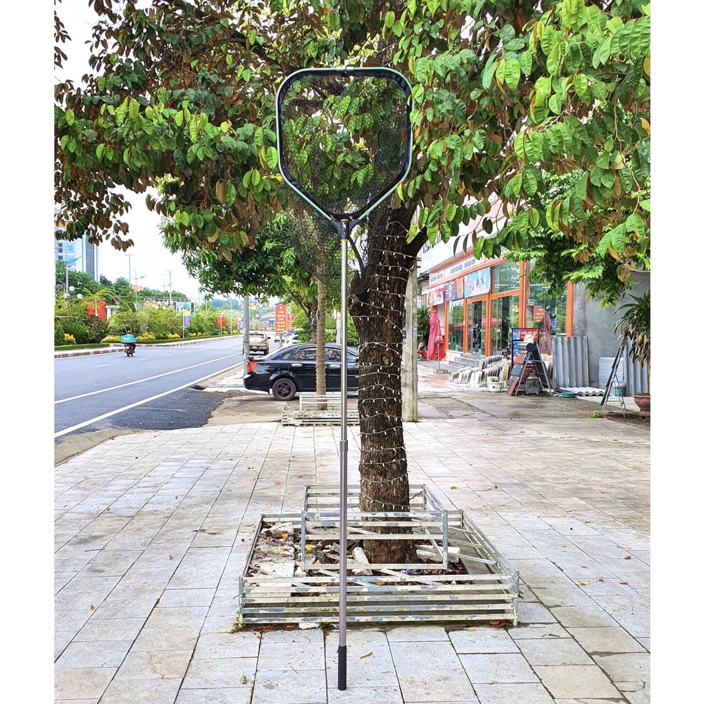 Vợt vớt cá Full INOX chống rỉ_Combo vợt săn hàng siêu to chuyên vớt cá khủng