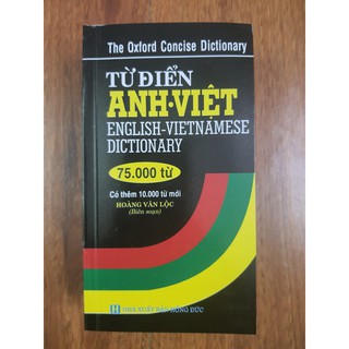 Sách - Từ điển Anh - Việt (75.000 từ)