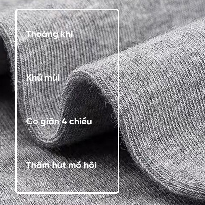 Tất vớ cổ ngắn nam ba màu công sở chất liệu cotton cao cấp thoáng khí chống mồ hôi - Only Store