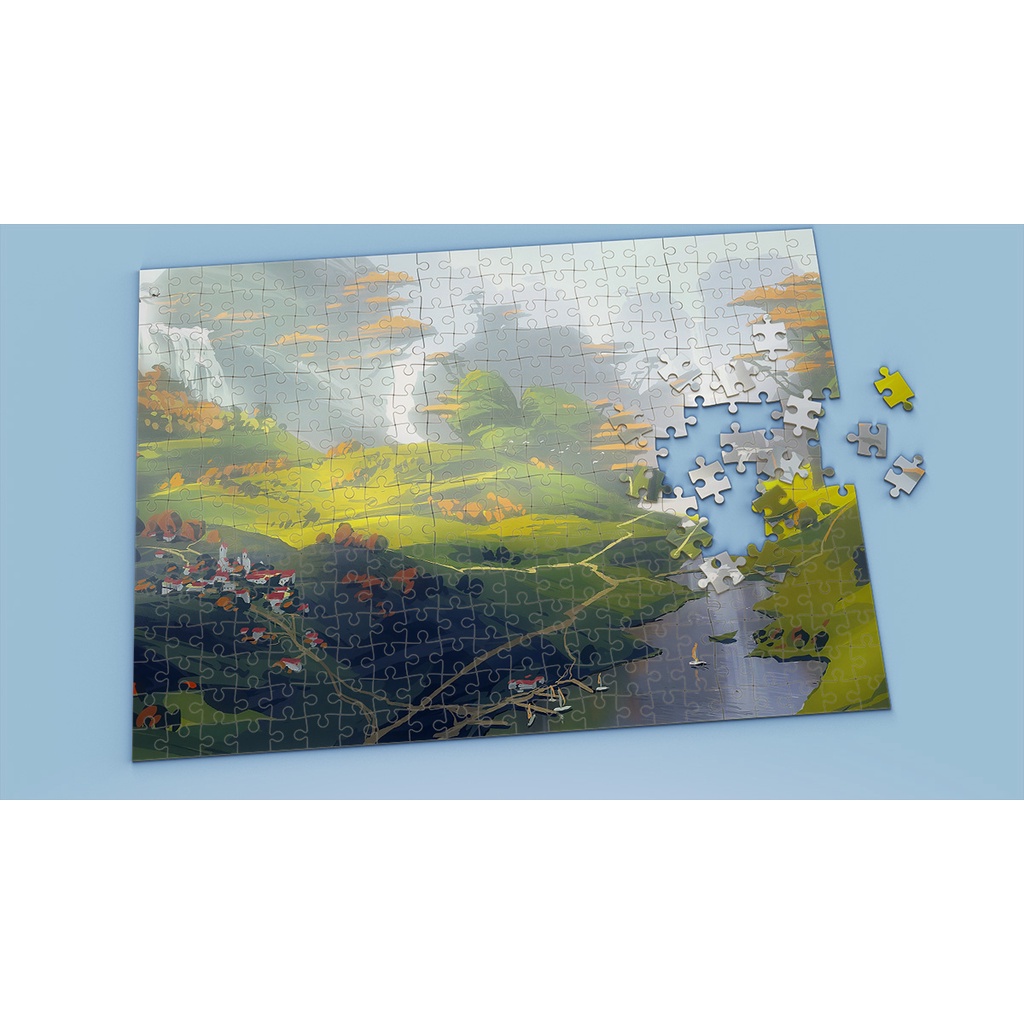 Tranh ghép hình Artistic - Tranh ghép hình LANDSCAPE - Mẫu 6 - Nhận in theo yêu cầu