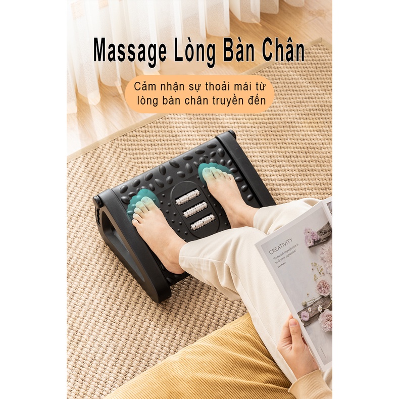 Ergonomic Footrest Ghế Gác Chân Công Thái Học - ghế kê chân cho dân văn phòng, học sinh, sinh viên, người chơi Game