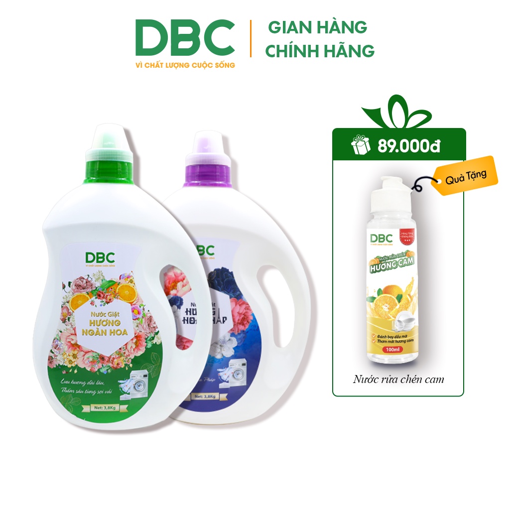 Nước Giặt Hương Nước Hoa 3,8Kg DƯỢC BẢO CHÂU Đánh Bay Vết Bẩn Lưu Hương Lâu Vải Siêu Mềm Mịn