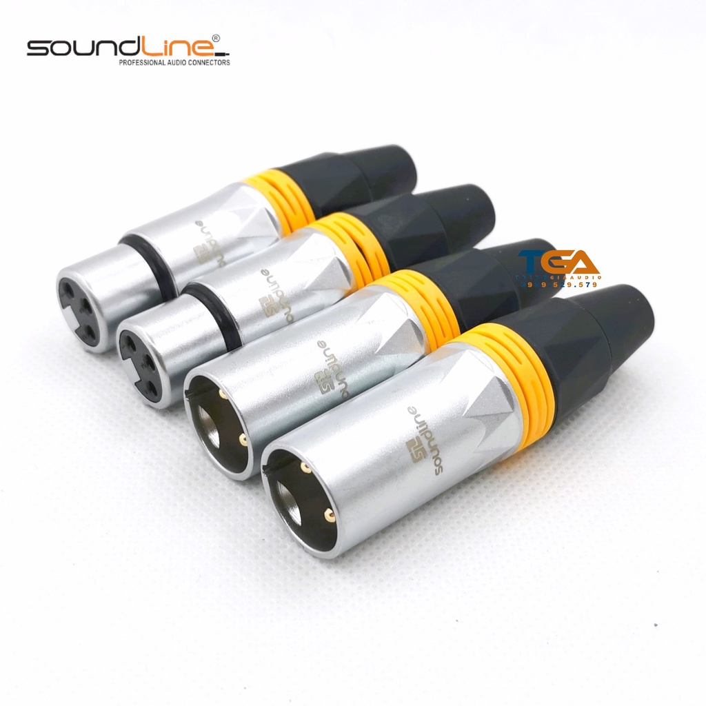 Jack rắc canon, xlr hàn dây, cắm microphone, chân đồng. mạ chrome sáng đẹp