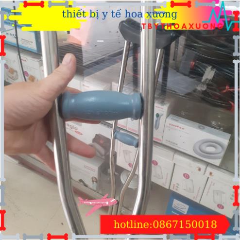 Nạng Chống Nách Bằng Inox Việt Nam - 1 Chiếc