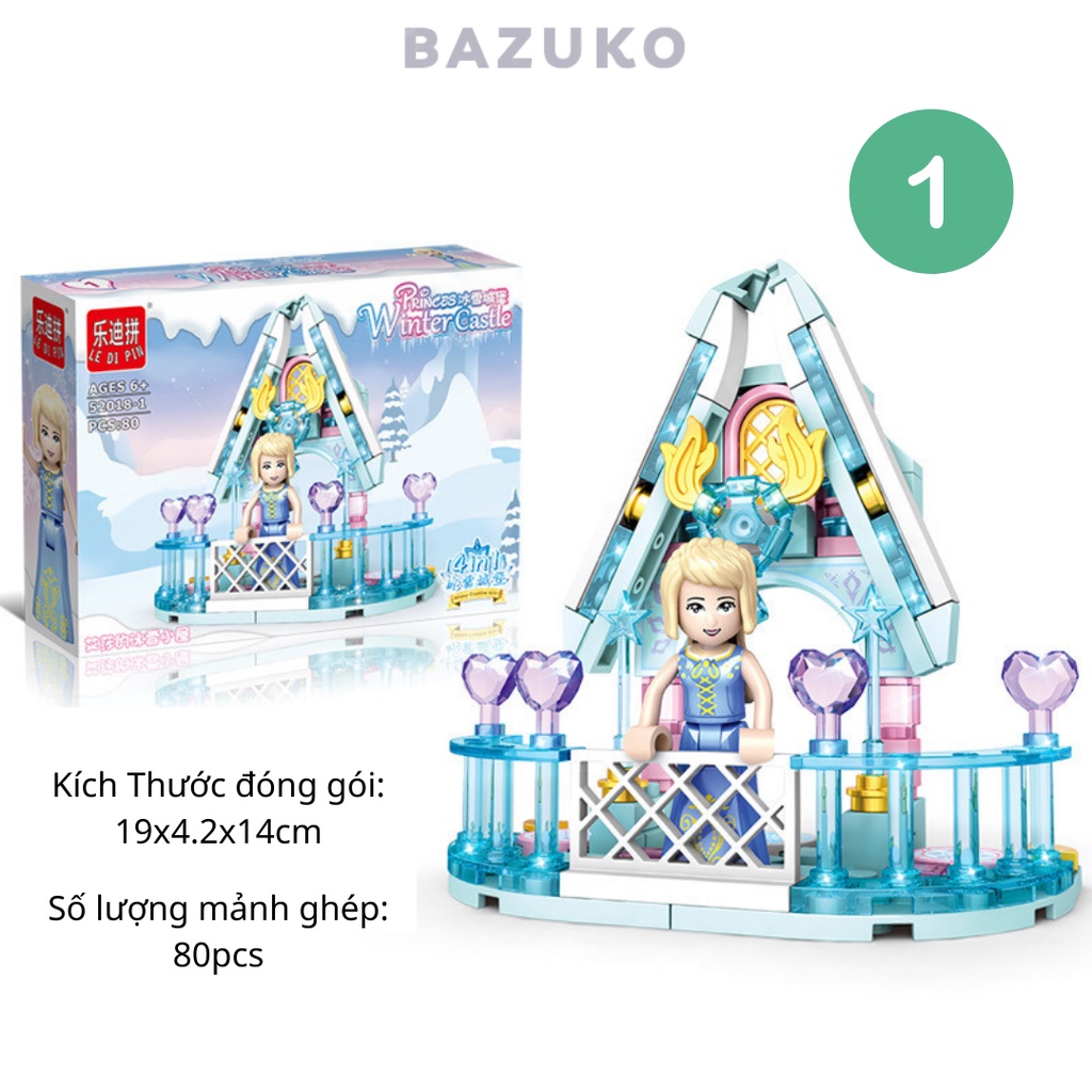 Đồ Chơi Lắp Ghép Lego Mô Hình Công Chúa Lâu Đài Cho Bé BAZUKO DC016