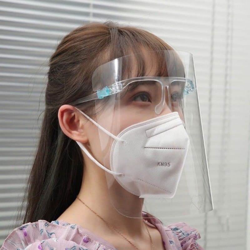 Face Shield Kính Chống Giọt Bắn Bảo Hộ Chống Dịch - CẢ BỘ GỒM KÍNH VÀ GỌNG KÍNH