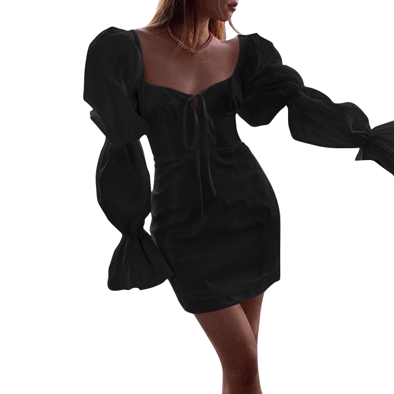 Đầm Ôm Dáng CELMIA Tay Dài Cổ Vuông Gợi Cảm Cho Nữ | BigBuy360 - bigbuy360.vn