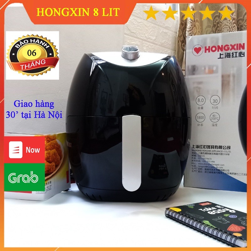 Nồi chiên không dầu 8 lít chính hãng HONGXIN YJ - 701, nồi nướng cơ công suất lớn , chống giật , tiết kiệm điện