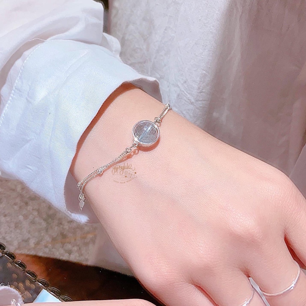 Vòng Tay Round Đá Topaz Thiên Nhiên Tình Yêu Hy Vọng SP003339 Gypsy.lala