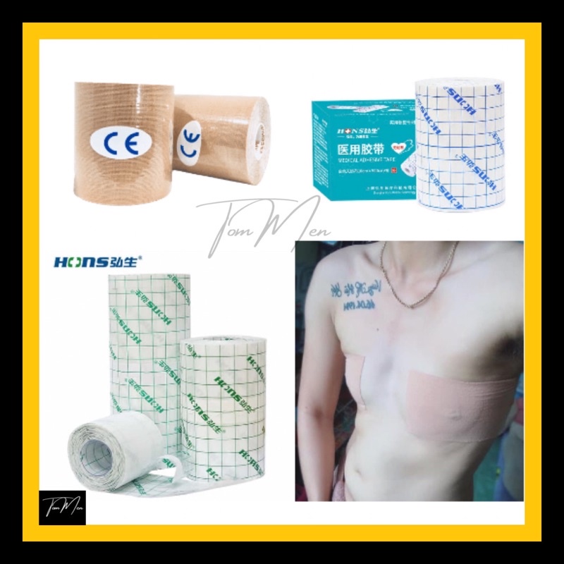 Các Loại Keo Dán Ngực Dành Cho Tomboy, Trans, Sb, luôn tặng kèm lót ti và nước gỡ khi mua 1 cuộn keo